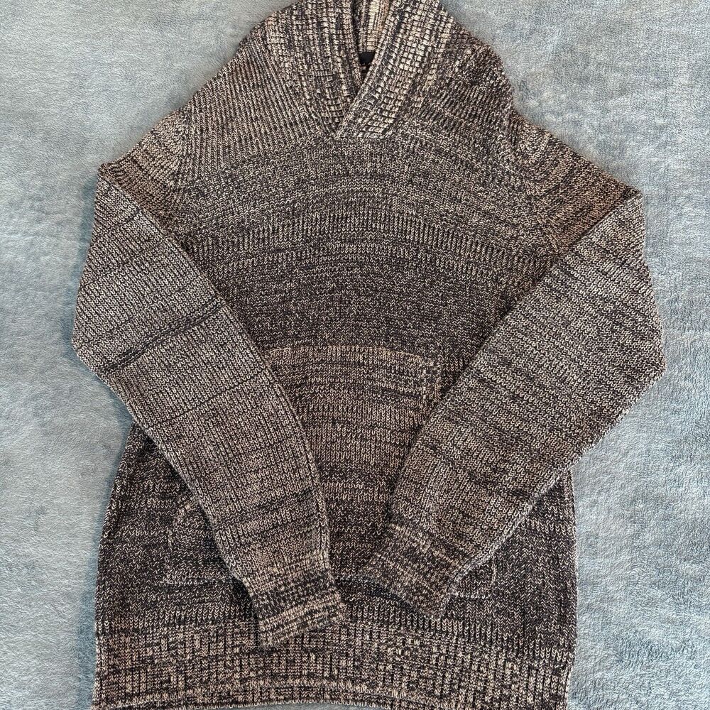American Rag CIE Men's Heavy Soft Knit Cotton Cardigan Sweater Front Pocket XL
